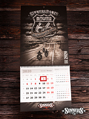 Calendar for 2020 "ROUTE 66"