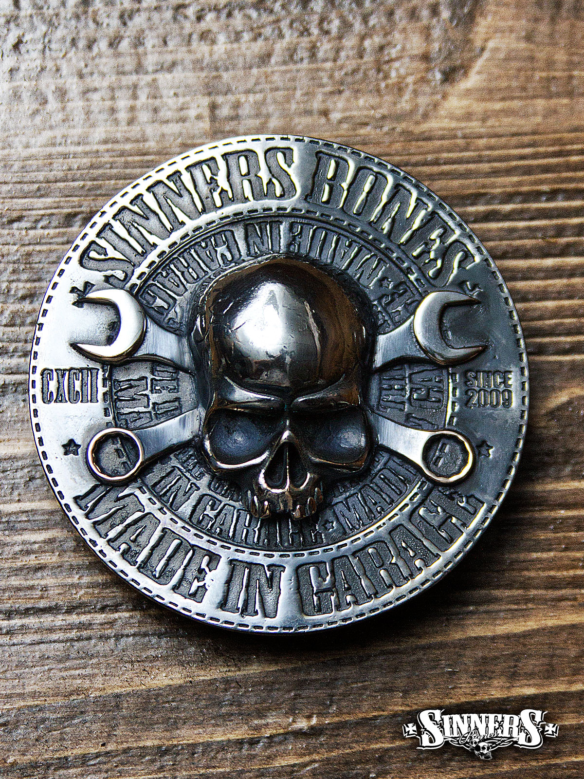 Belt Buckle "MADE IN GARAGE"
