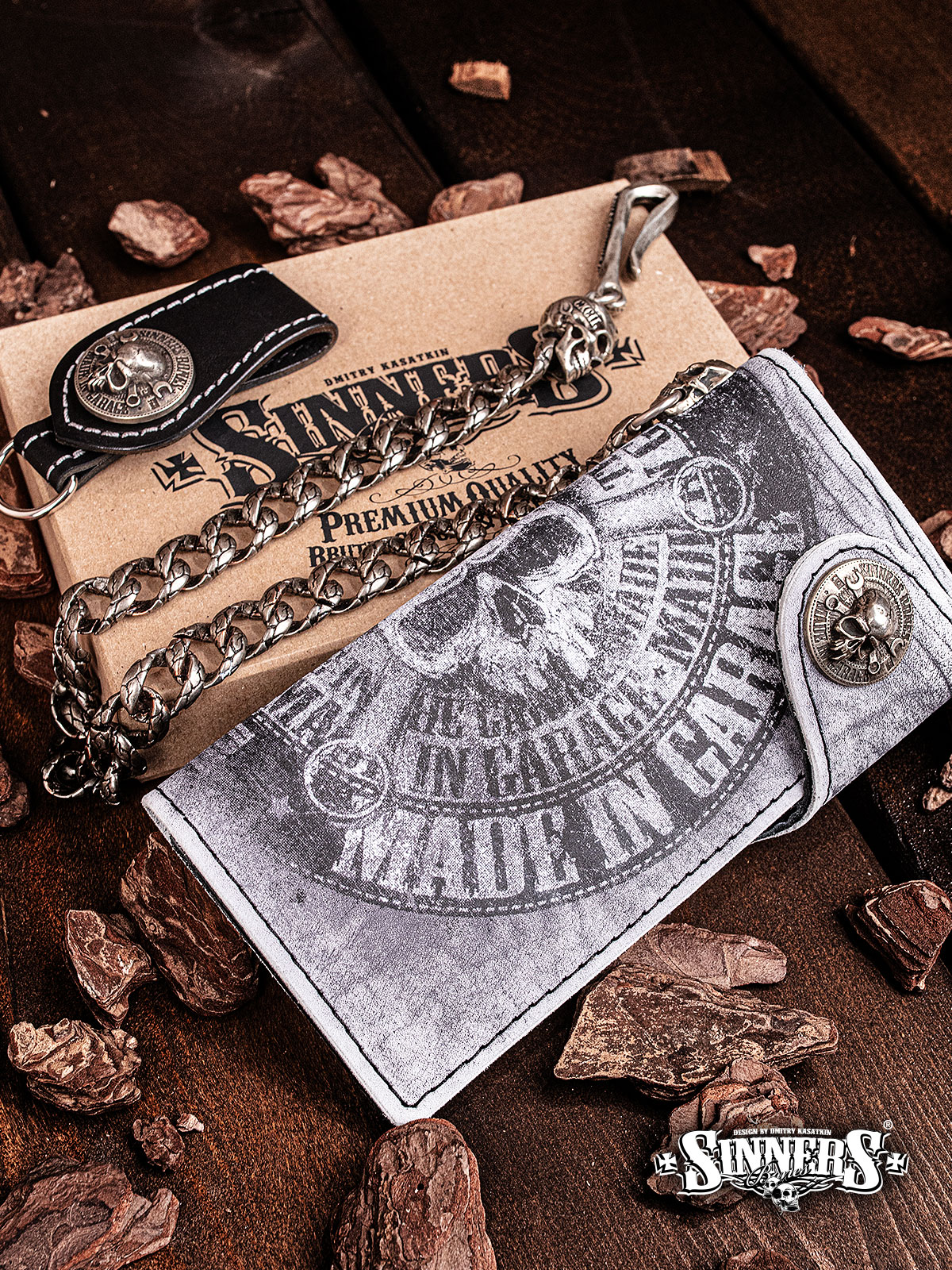 Biker Leather Wallet