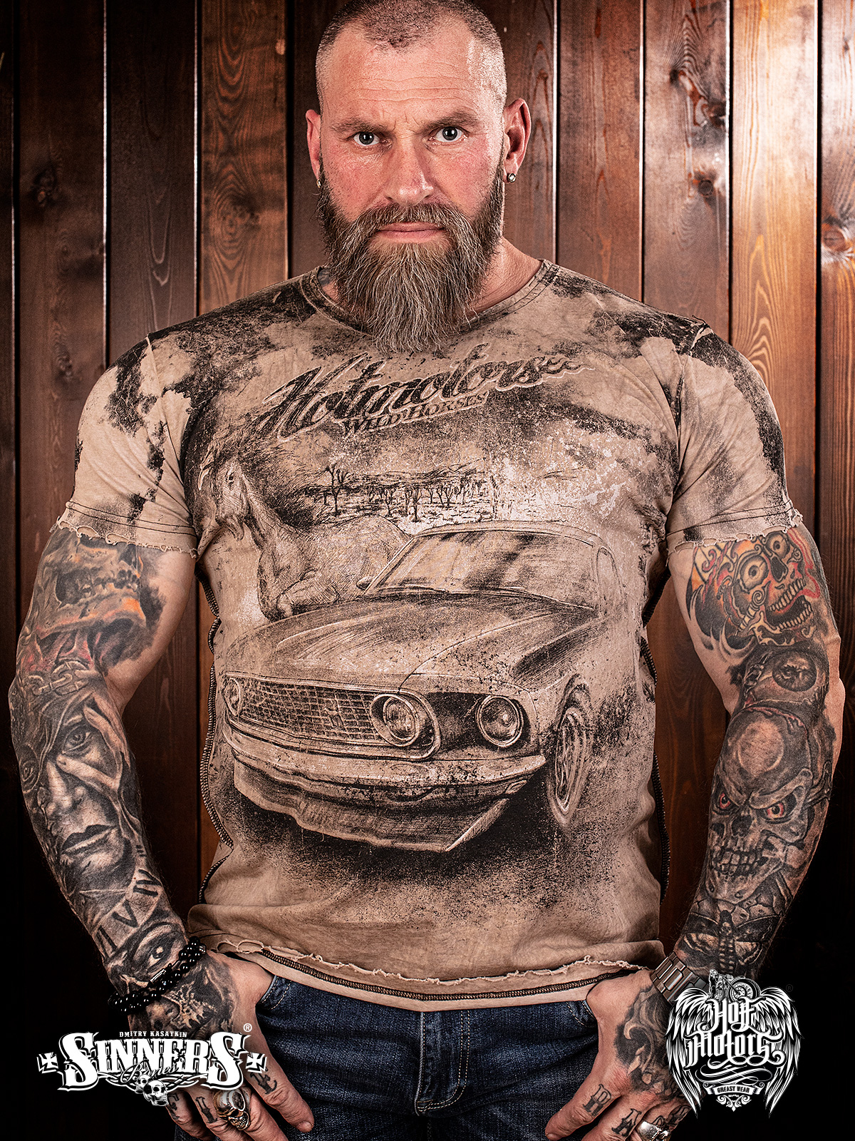 Men's T-shirt HOT MOTORS