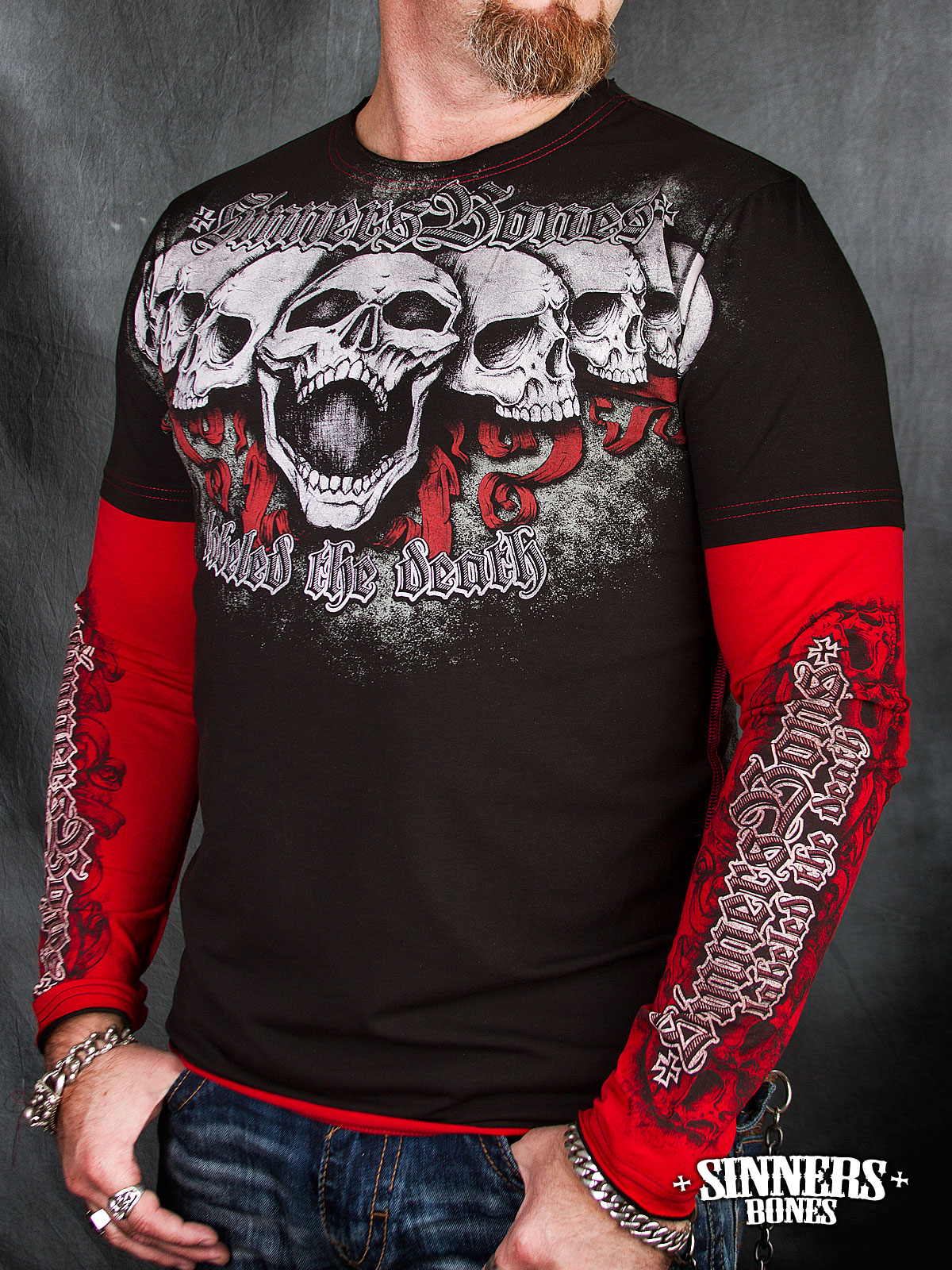 Man's Long Sleeve Shirt "Labeled the Death"