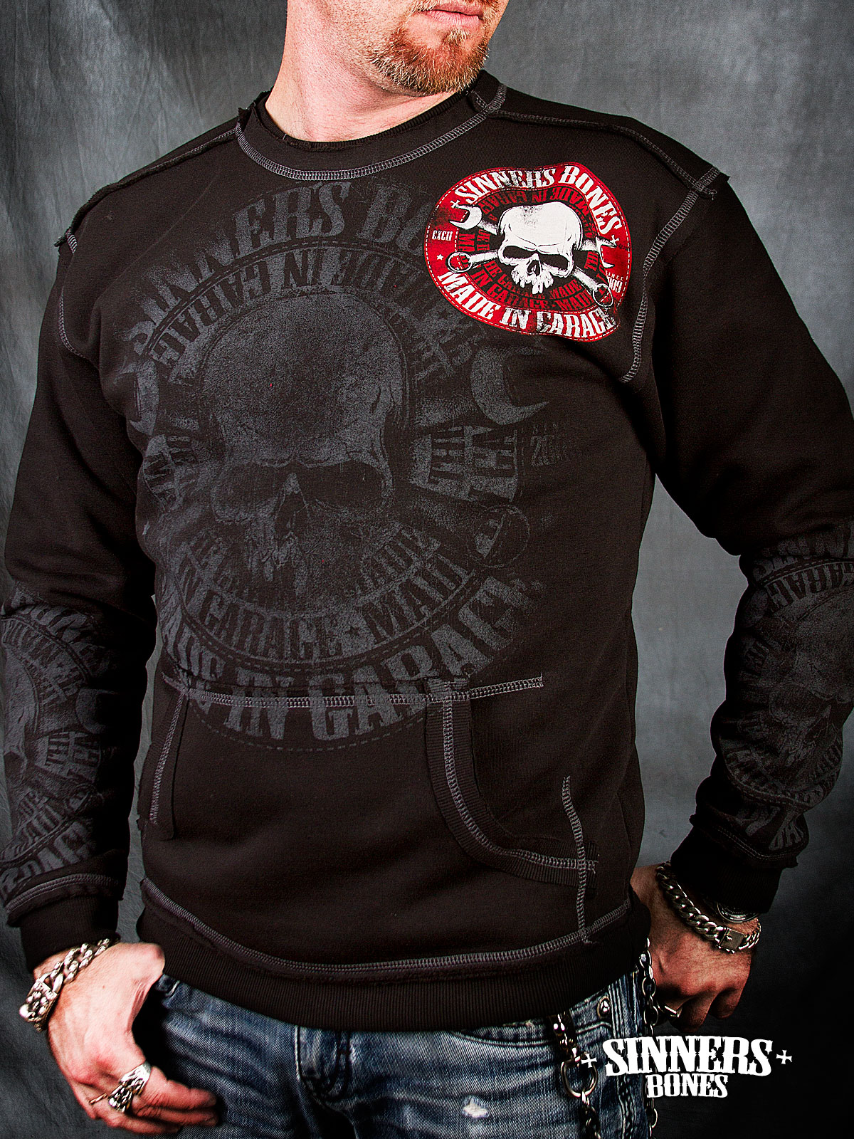 Man's Sweatshirt "MADE in GARAGE"