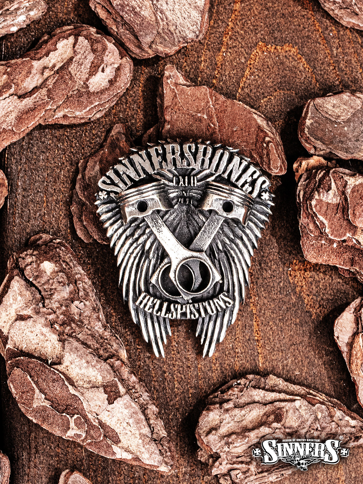 Biker pin