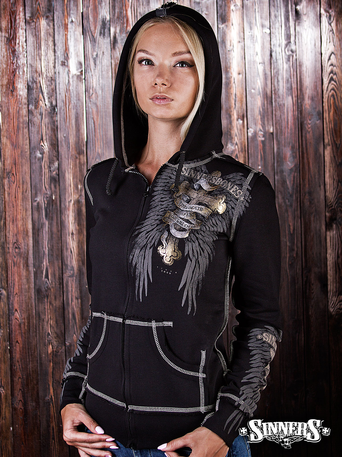 Women's Hoodie "Life and Death"