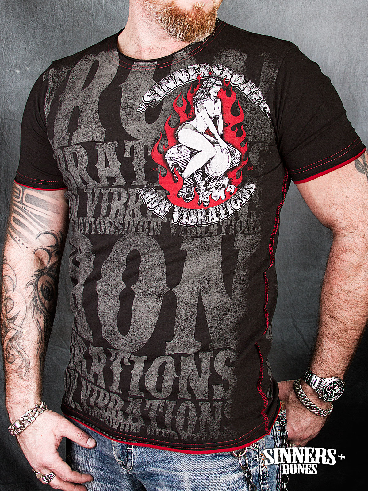 Man's T-Shirt "IRON VIBRATIONS"