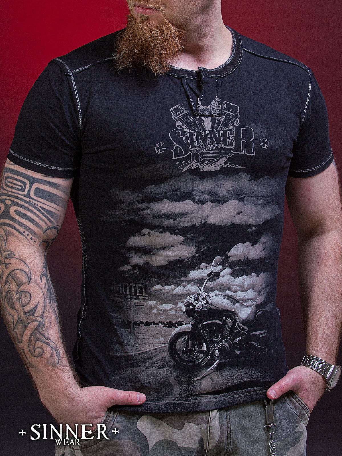 Man's T-Shirt "YAMAHA Road Star WARRIOR"