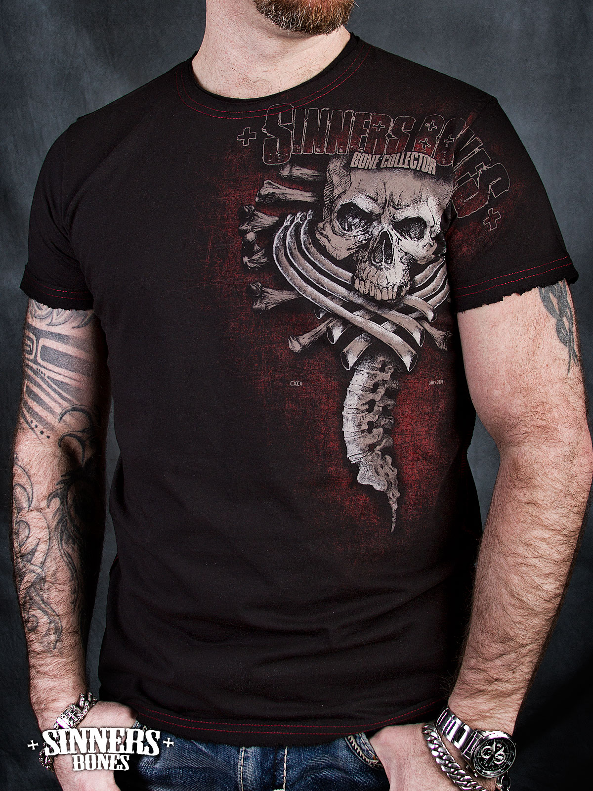 Man's T-Shirt "Bone Collector"