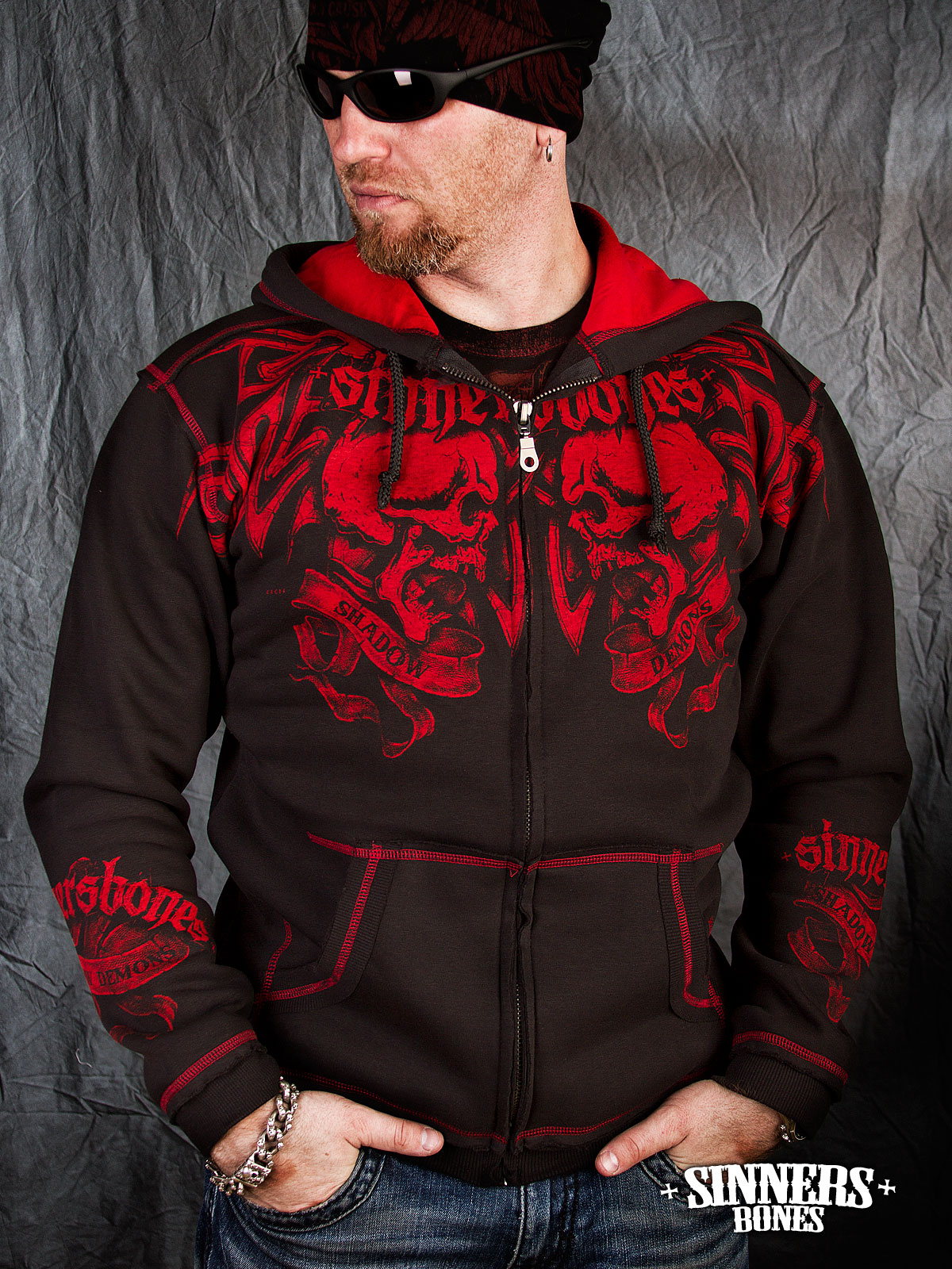 Man's Hoodie "Shadow Demons"2