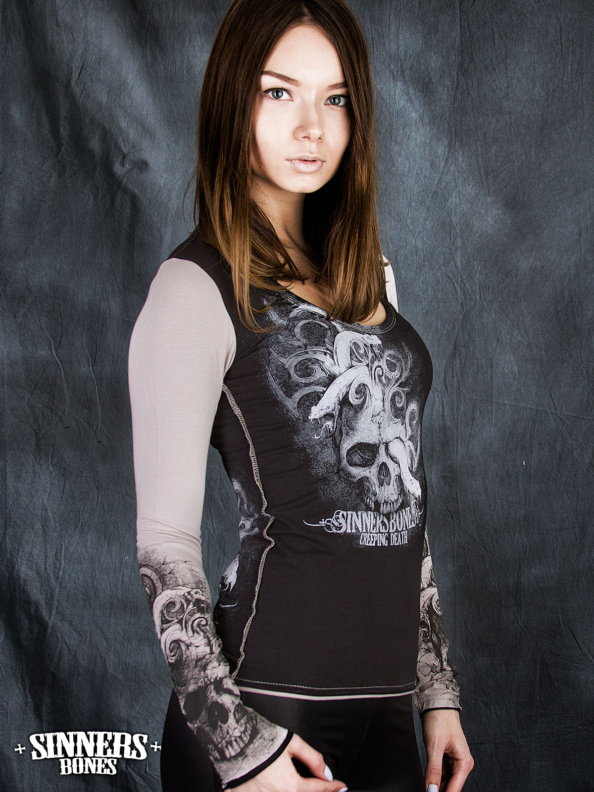 Women's Long Sleeve Shirt "CREEPING DEATH"
