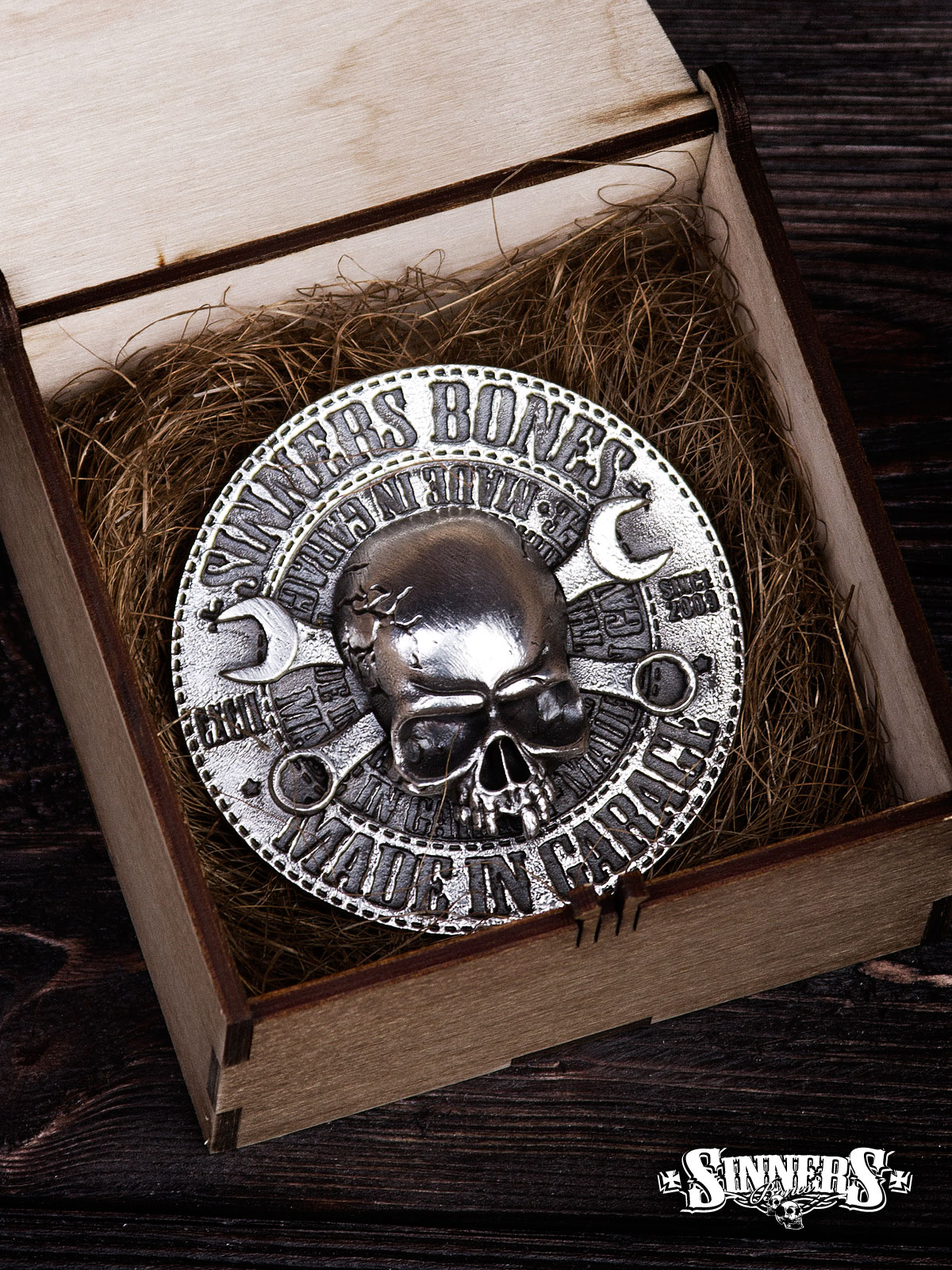 Belt Buckle "MADE IN GARAGE"