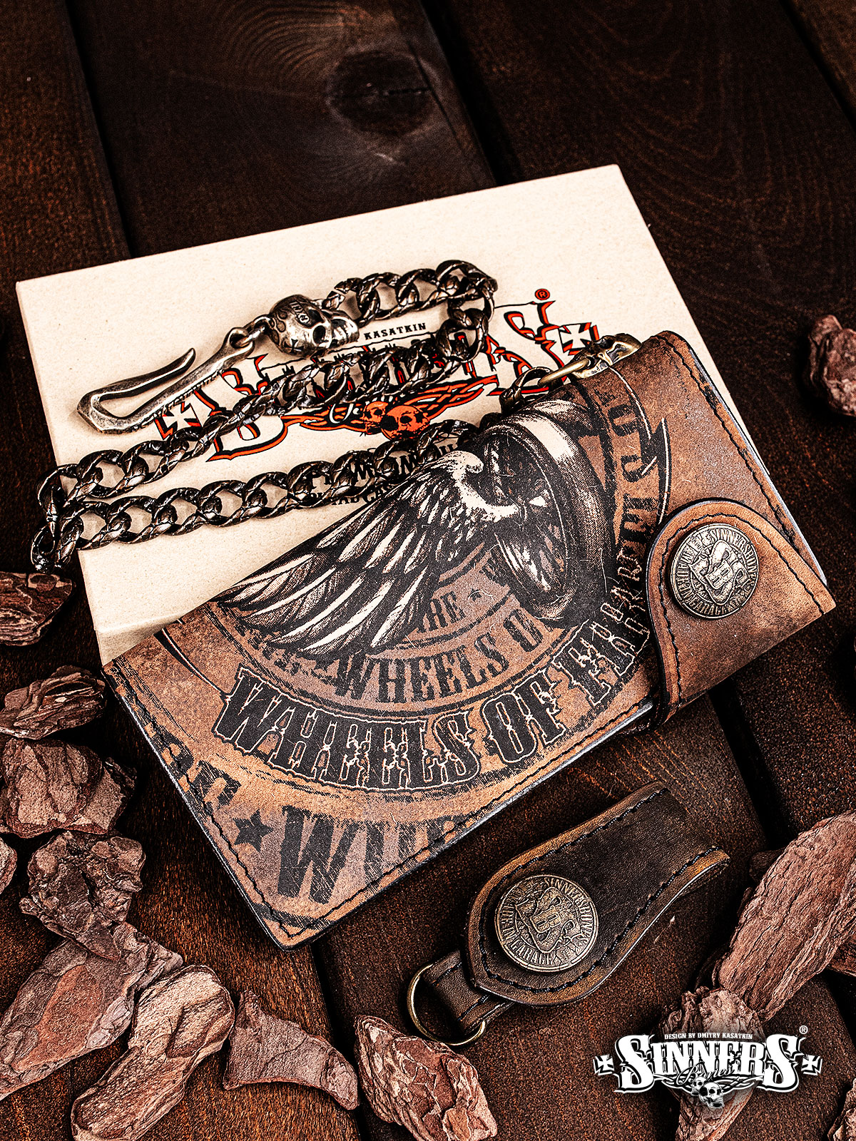 Biker Leather Wallet