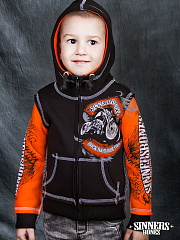 Children's Hoodie "Rock Hard Ride Free"