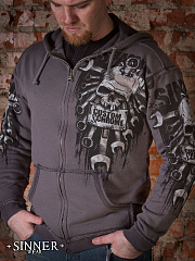 Man's Hoodie "Custom & Chrome"