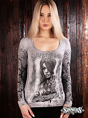 Women's T-shirt with long sleeves 