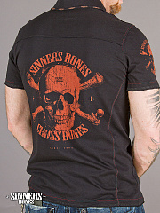 Man's Polo "CROSS BONES"