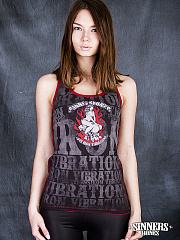 Women's A-Shirt "Love Iron Vibrations"