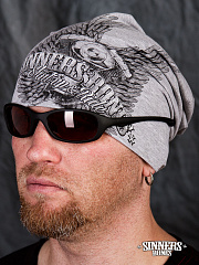 Grey Summer Hat "Shut Up & Ride"
