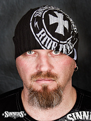Black Winter Hat "RIDE FREE"
