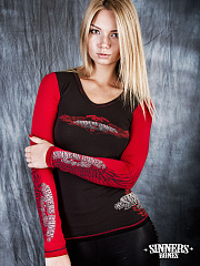 Women's Long Sleeve Shirt  "Shut Up & Ride"